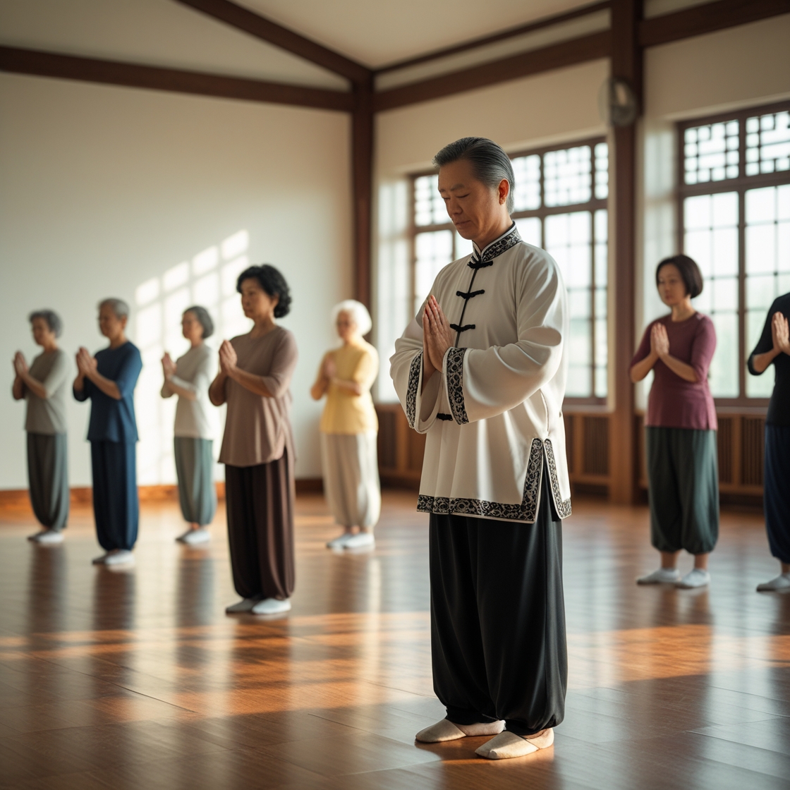 Tai Chi session at Mystanovia